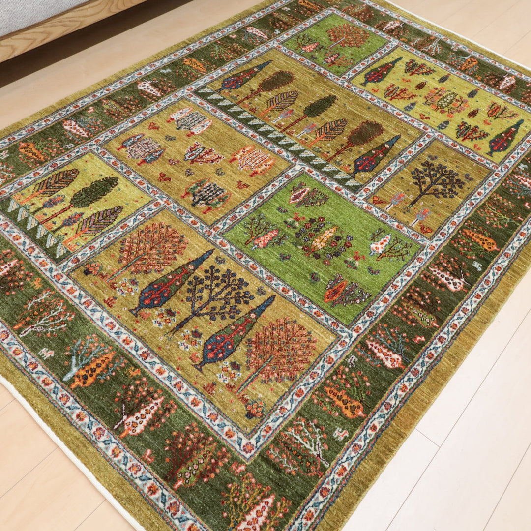 【セミオーダー受付中】  サイズ変更OK　カラー変更OK イラン　シラーズ産　ギャッベ 　（hl-11791）