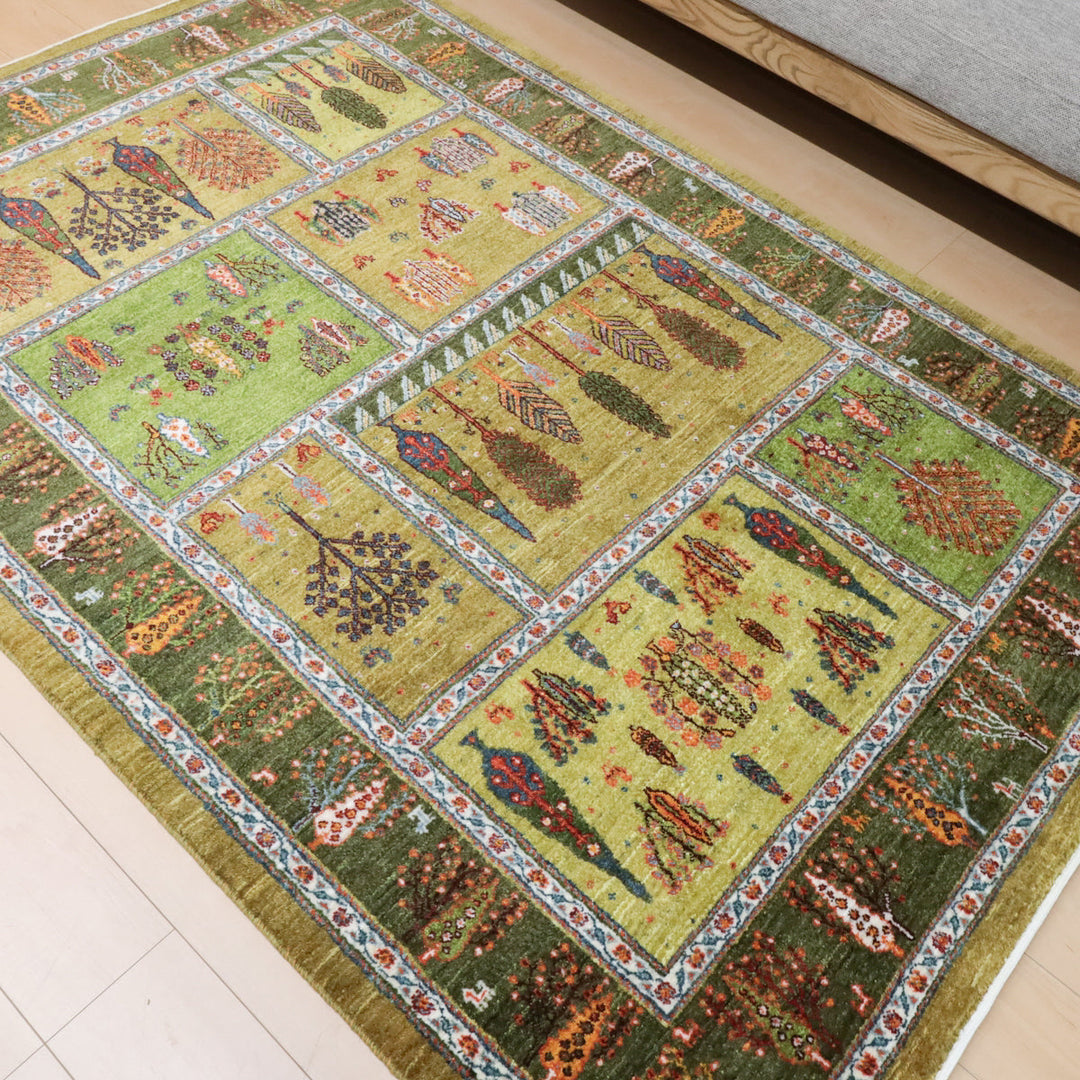 【セミオーダー受付中】  サイズ変更OK　カラー変更OK イラン　シラーズ産　ギャッベ 　（hl-11791）