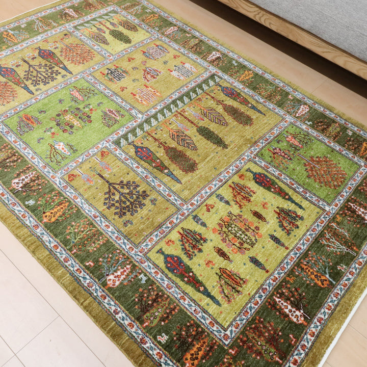 【セミオーダー受付中】  サイズ変更OK　カラー変更OK イラン　シラーズ産　ギャッベ 　（hl-11791）