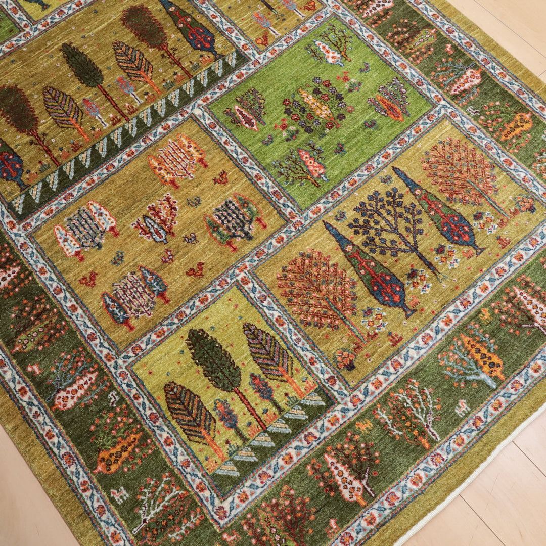 【セミオーダー受付中】  サイズ変更OK　カラー変更OK イラン　シラーズ産　ギャッベ 　（hl-11791）