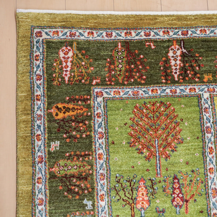 【セミオーダー受付中】  サイズ変更OK　カラー変更OK イラン　シラーズ産　ギャッベ 　（hl-11791）