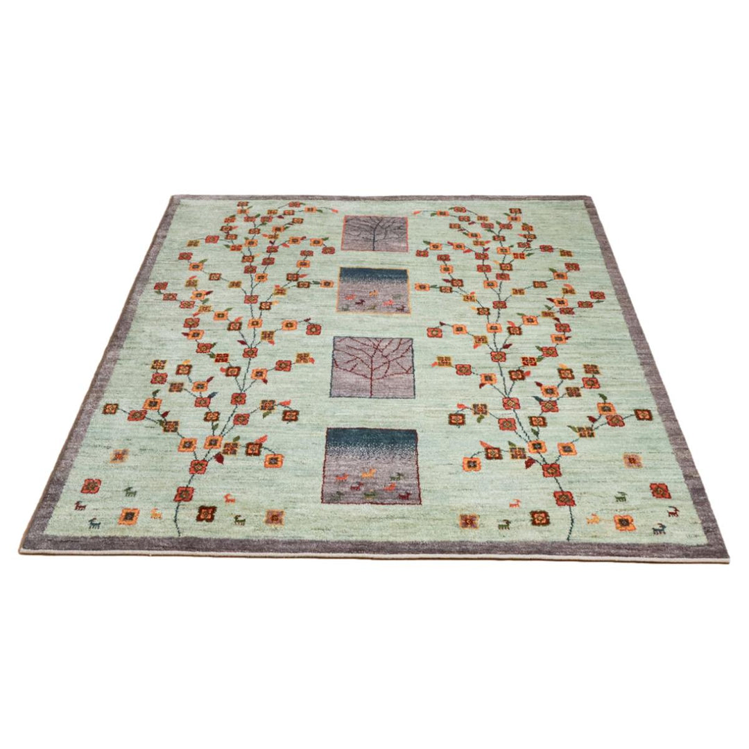 【セミオーダー受付中】  サイズ変更OK　カラー変更OK イラン　シラーズ産　ギャッベ 　（hl-12042）