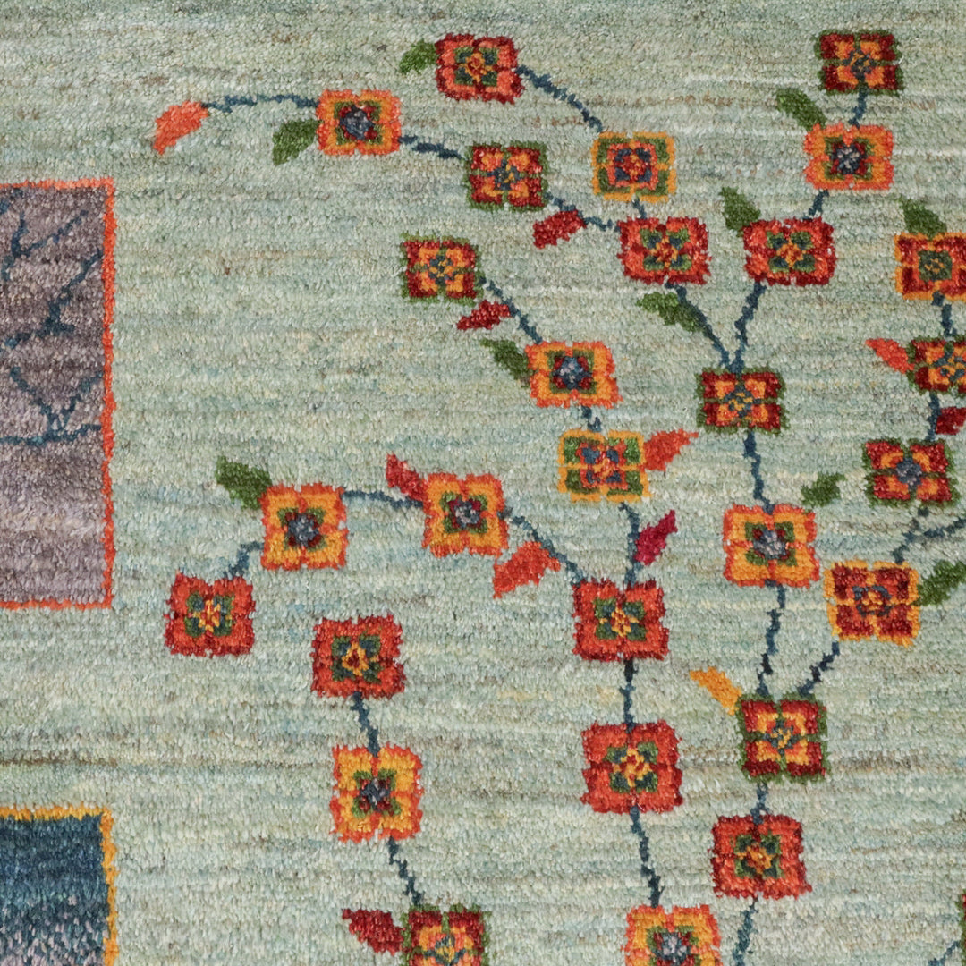 【セミオーダー受付中】  サイズ変更OK　カラー変更OK イラン　シラーズ産　ギャッベ 　（hl-12042）