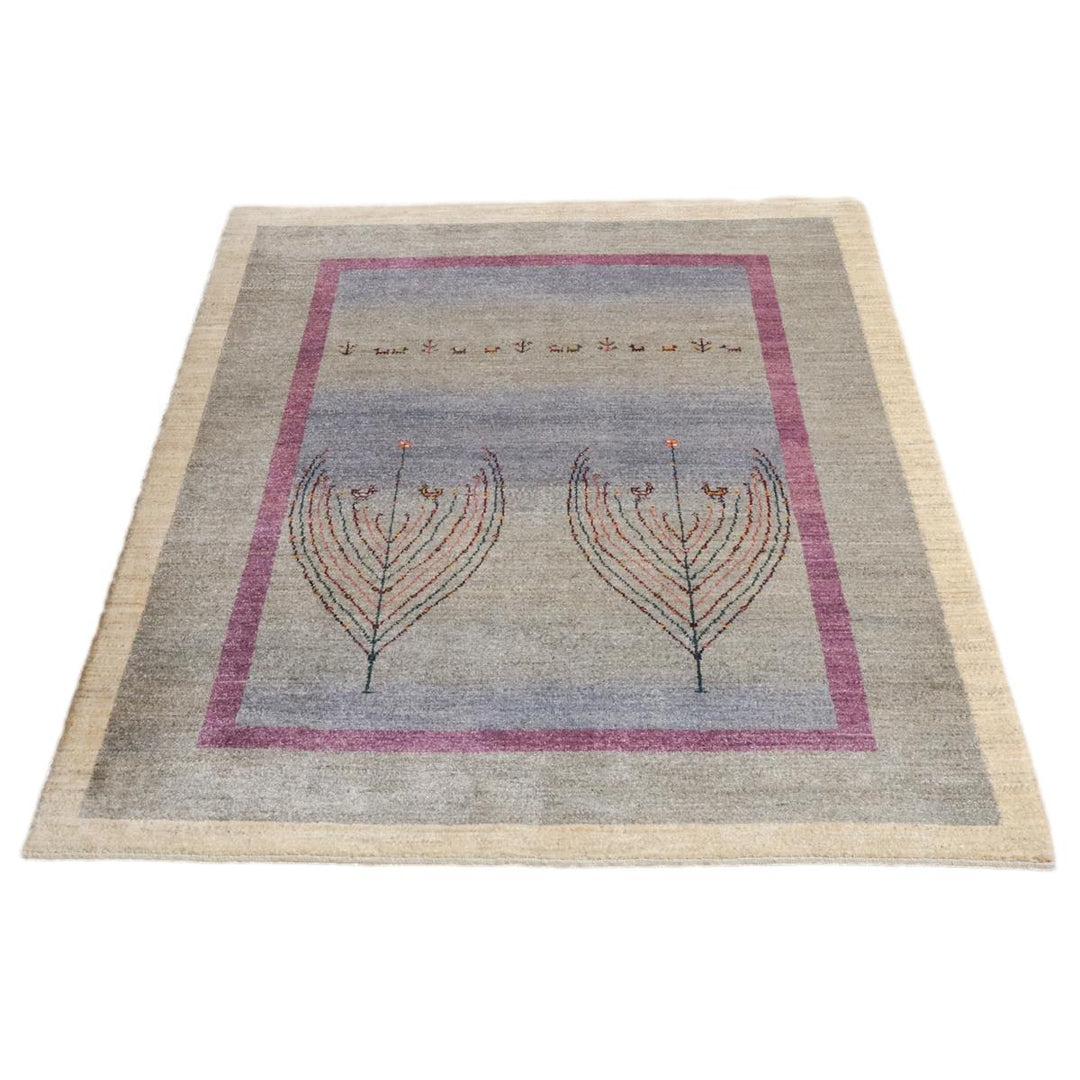 【セミオーダー受付中】  サイズ変更OK　カラー変更OK イラン　シラーズ産　ギャッベ 　（hl-12045）