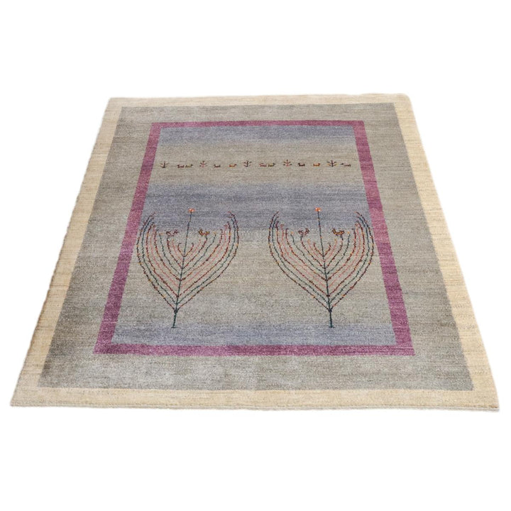 【セミオーダー受付中】  サイズ変更OK　カラー変更OK イラン　シラーズ産　ギャッベ 　（hl-12045）