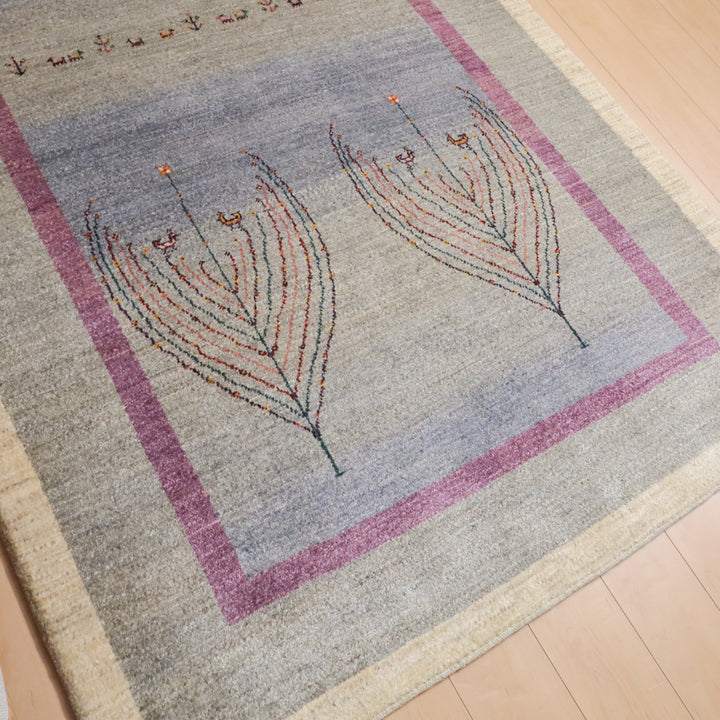 【セミオーダー受付中】プレミアムギャッベ ルリバフ 196×150cm｜サイズ・カラー変更OK（HL-12045）