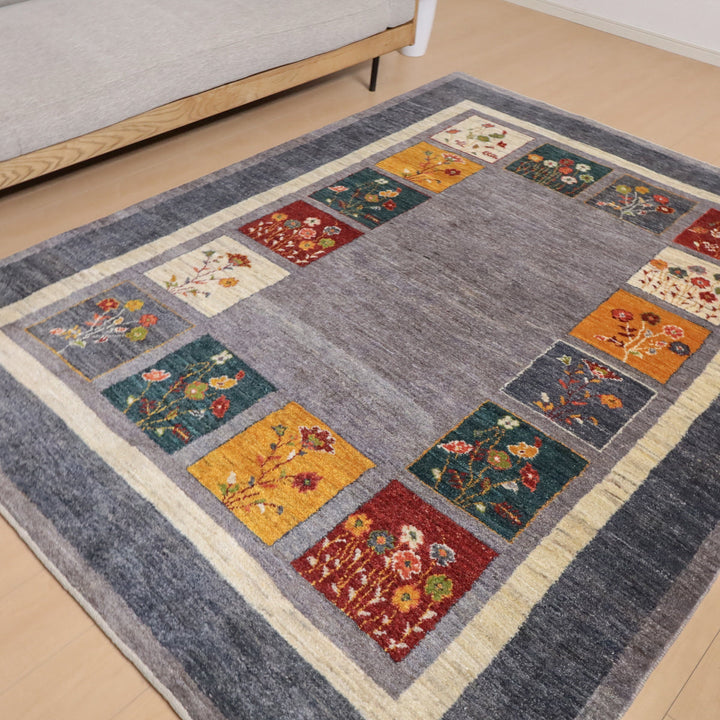 【オーダーメイド受付中】イラン　シラーズ産　ギャッベ 　（hl-12046）