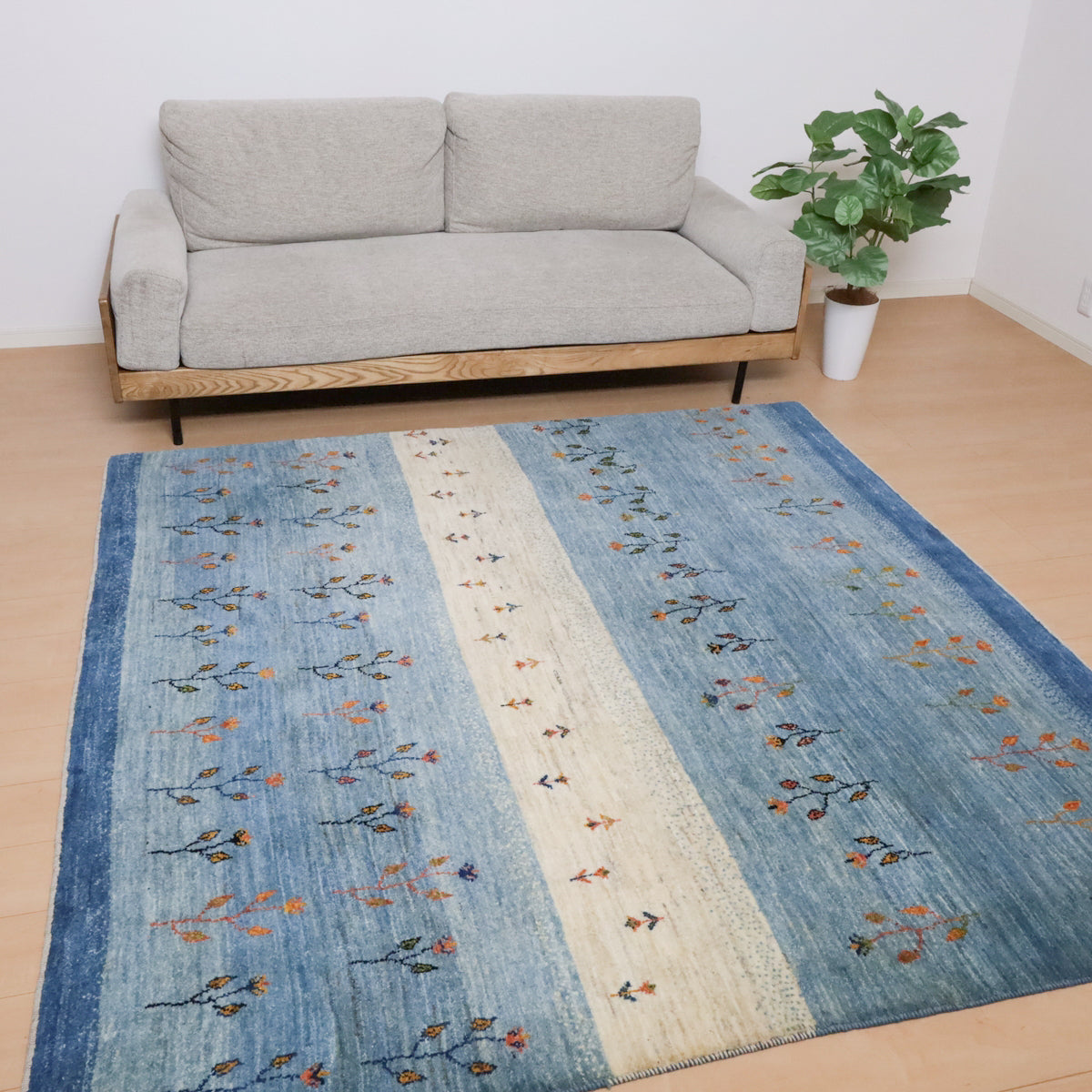 ギャッベ (リーズバフ) 199×204cm（HL-12054） – ギャッベ（ギャベ 