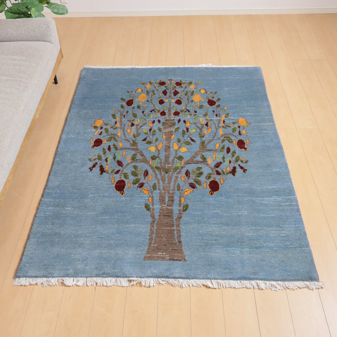 【セミオーダー受付中】  サイズ変更OK　カラー変更OK イラン　シラーズ産　ギャッベ 　（hl-12144）