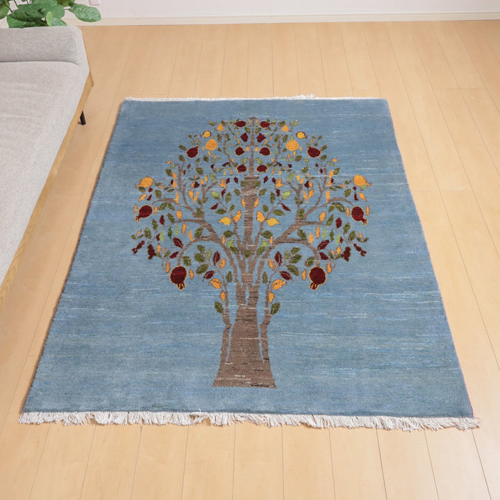 【セミオーダー受付中】  サイズ変更OK　カラー変更OK イラン　シラーズ産　ギャッベ 　（hl-12144）