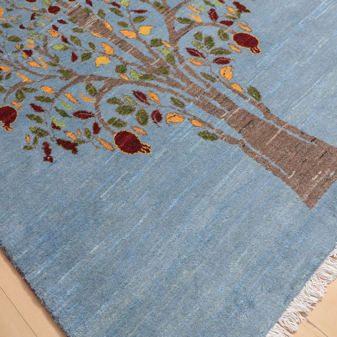 【セミオーダー受付中】  サイズ変更OK　カラー変更OK イラン　シラーズ産　ギャッベ 　（hl-12144）