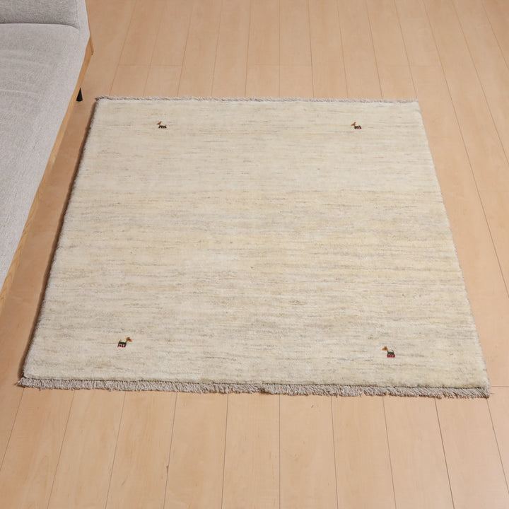 【セミオーダー受付中】  サイズ変更OK　カラー変更OK イラン　シラーズ産　ギャッベ 　（hl-12157）