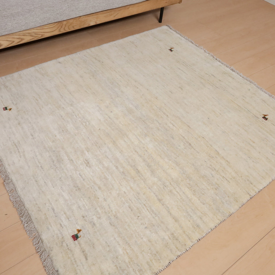 【セミオーダー受付中】  サイズ変更OK　カラー変更OK イラン　シラーズ産　ギャッベ 　（hl-12157）