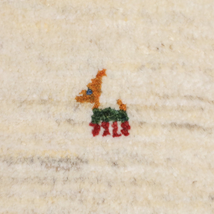 【セミオーダー受付中】  サイズ変更OK　カラー変更OK イラン　シラーズ産　ギャッベ 　（hl-12157）