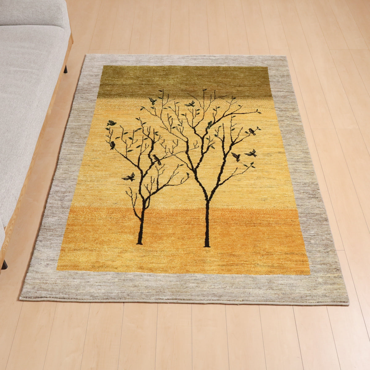 ギャッベ (カシュクリ) 202×150cm(HL-12160) – ギャッベ ギャッベ (カシュクリ) 202×150cm(HL-12160) – ギャッベ