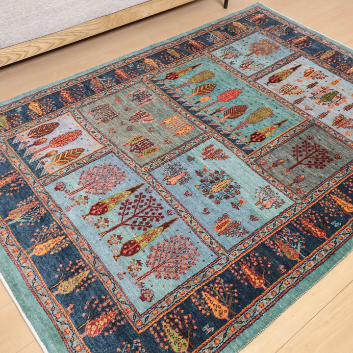 【セミオーダー受付中】  サイズ変更OK　カラー変更OK イラン　シラーズ産　ギャッベ 　（hl-12161）