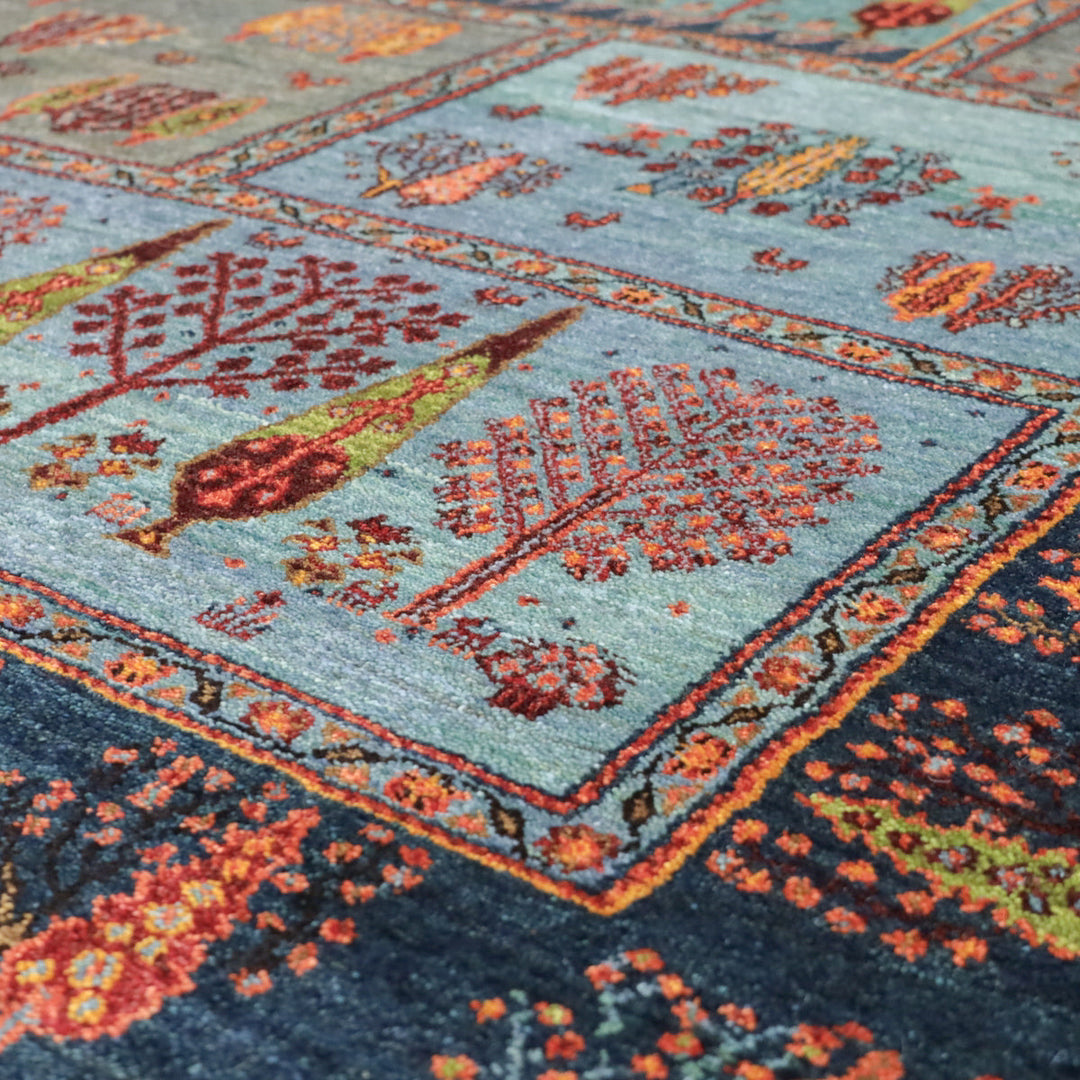 【セミオーダー受付中】  サイズ変更OK　カラー変更OK イラン　シラーズ産　ギャッベ 　（hl-12161）