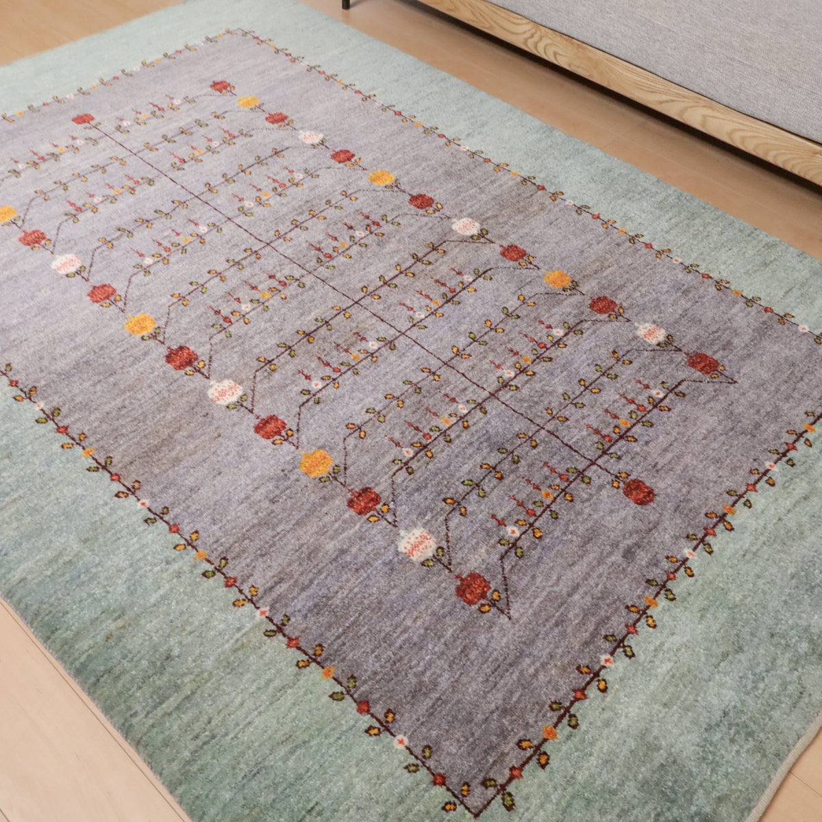 プレミアムギャッベ,アマレ,ラグ,246×169cm,手織り,ウール,ペルシャ