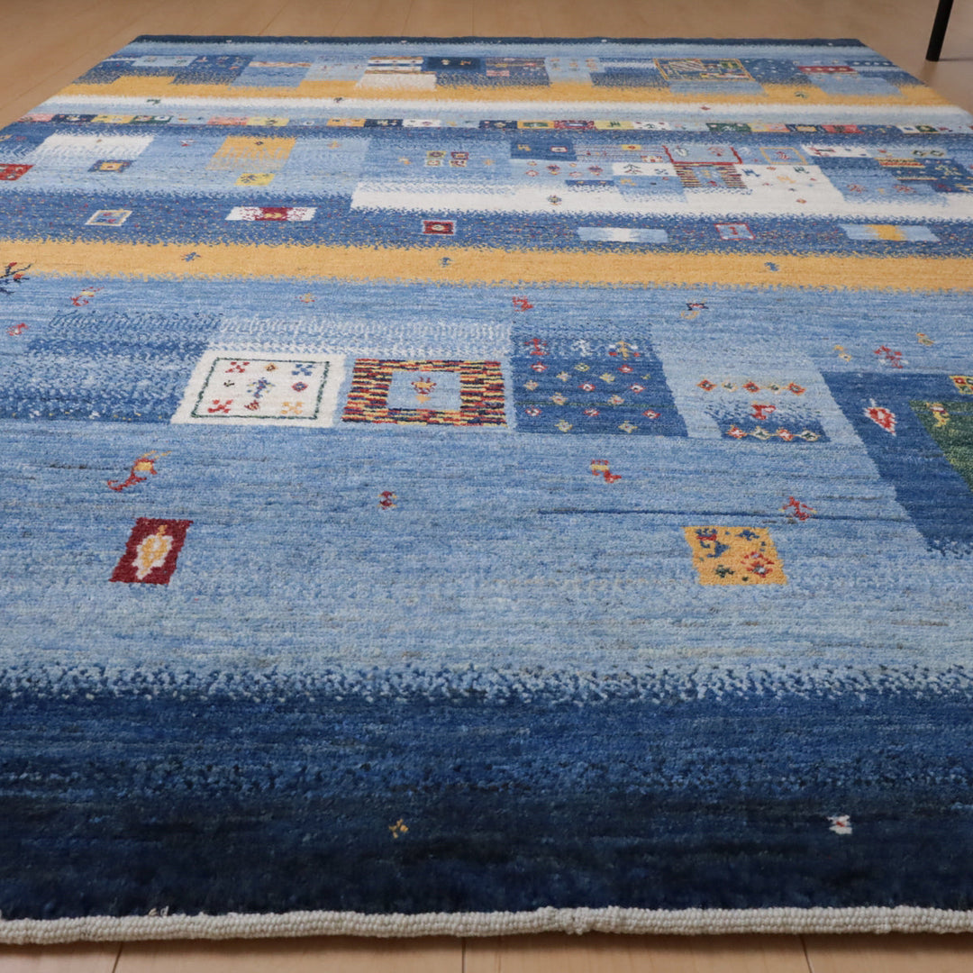 【セミオーダー受付中】  サイズ変更OK　カラー変更OK イラン　シラーズ産　ギャッベ 　（hl-12226）