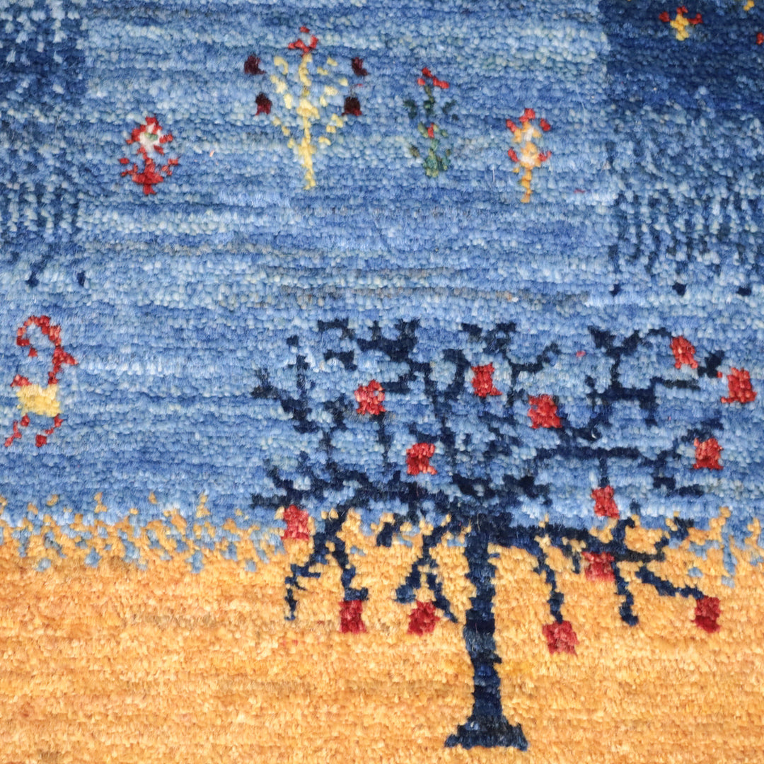 【セミオーダー受付中】  サイズ変更OK　カラー変更OK イラン　シラーズ産　ギャッベ 　（hl-12226）