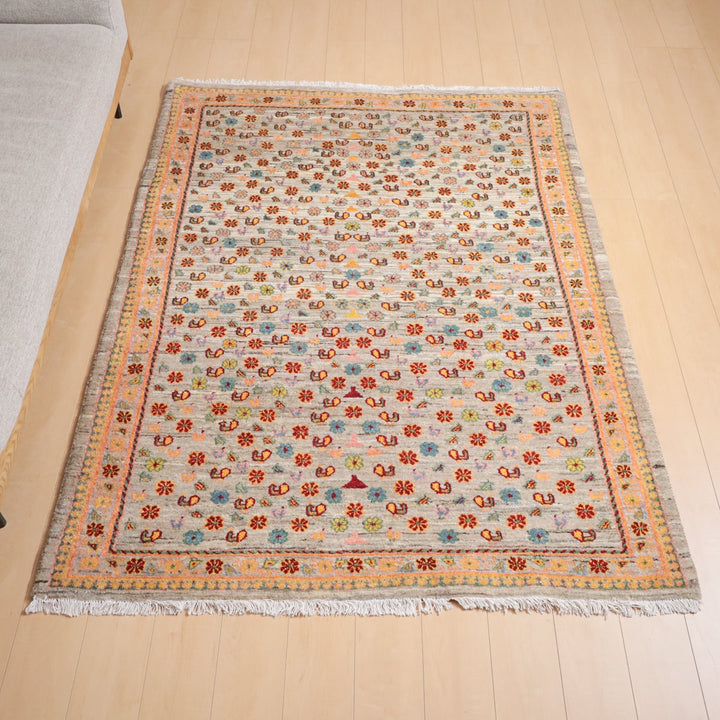 【セミオーダー受付中】  サイズ変更OK　カラー変更OK イラン　シラーズ産　ギャッベ 　（hl-12315）