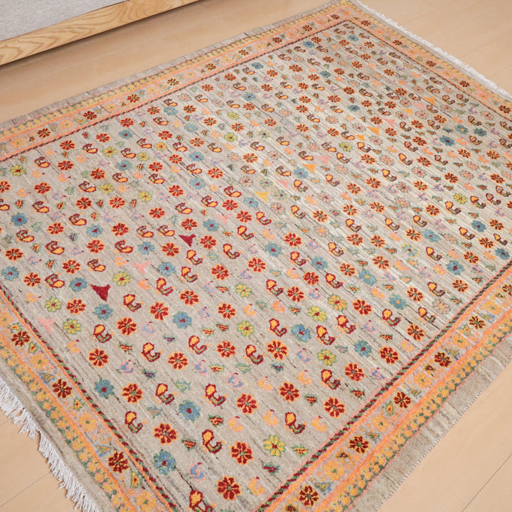 【セミオーダー受付中】  サイズ変更OK　カラー変更OK イラン　シラーズ産　ギャッベ 　（hl-12315）