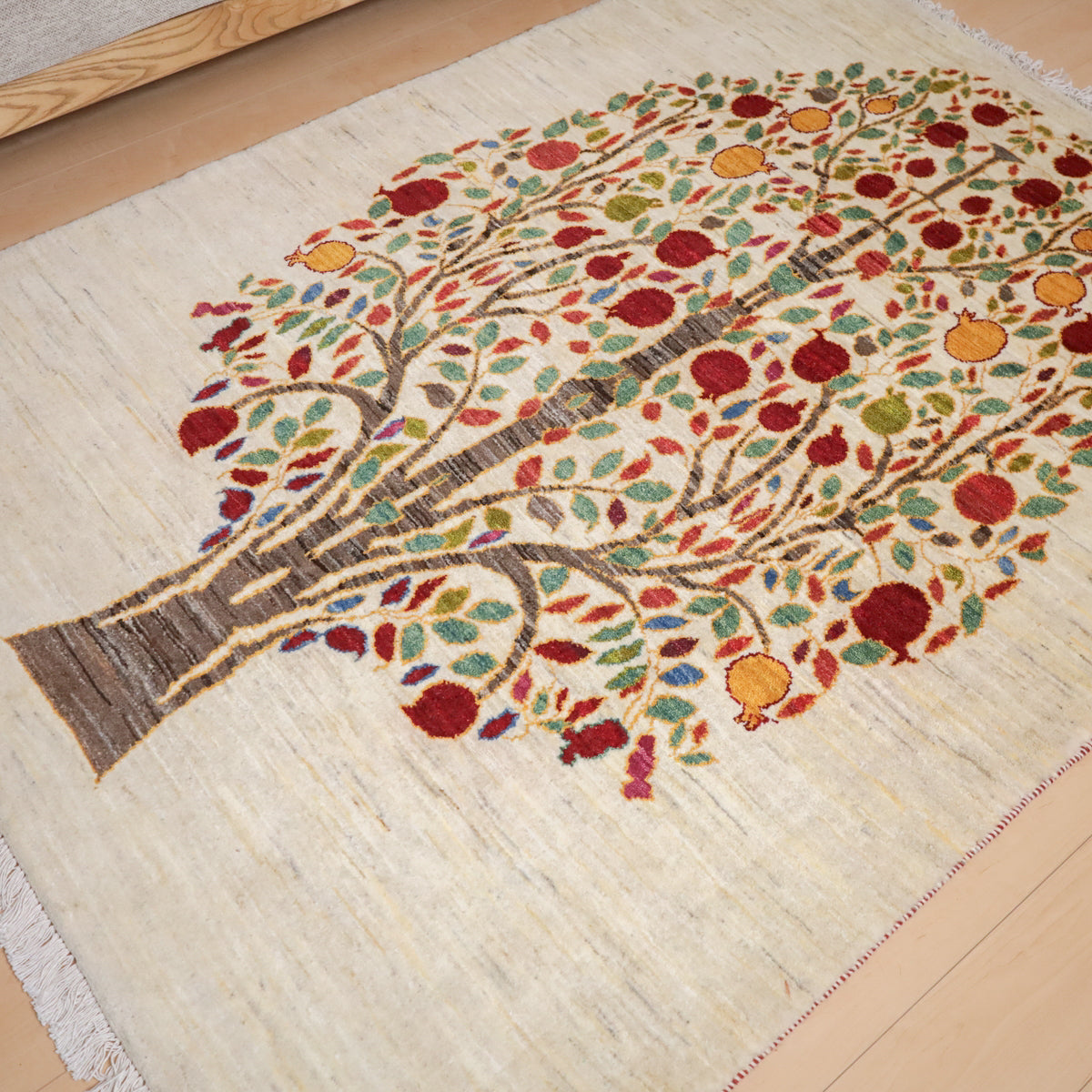 ギャッベ,ルリバフ,ラグ,200×149cm,手織り,ウール,ペルシャ絨毯