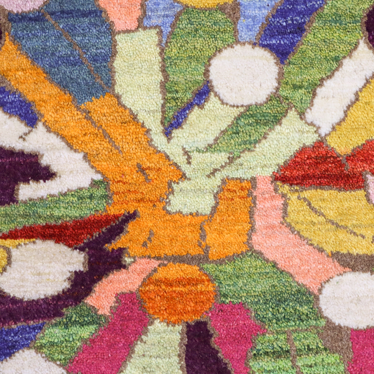 ギャッベ,ルリバフ,ラグ,185×165cm,手織り,ウール,ペルシャ絨毯,モダン