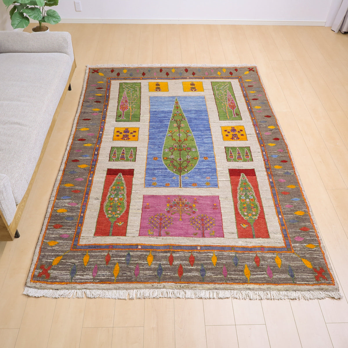 最高級のペルシャ絨毯、生命の木/サイズ：140x215cm…….jj58b. hl-12319_10.jpg?v=1750159116&