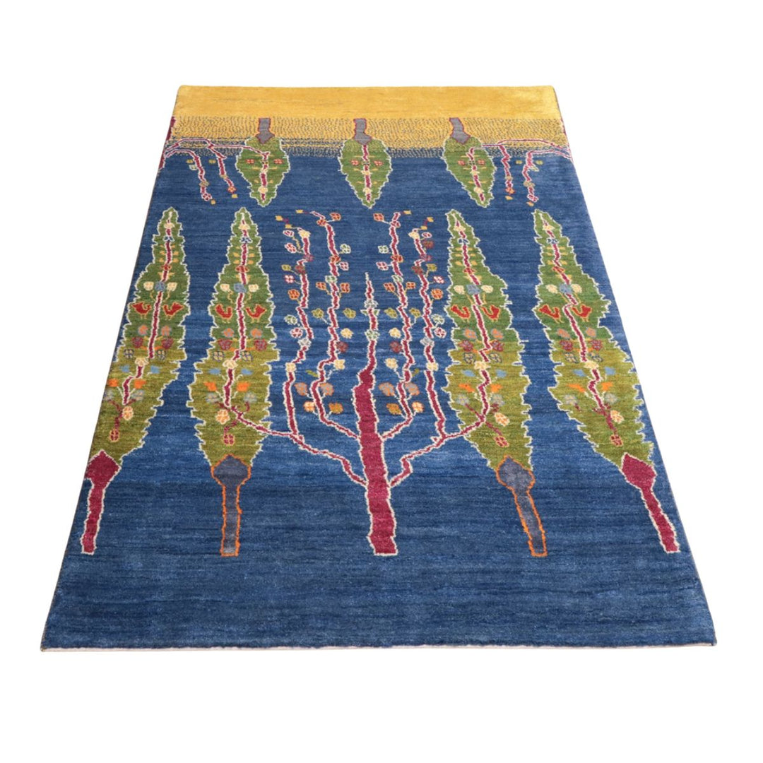 【セミオーダー受付中】  サイズ変更OK　カラー変更OK イラン　シラーズ産　ギャッベ 　（hl-12414）