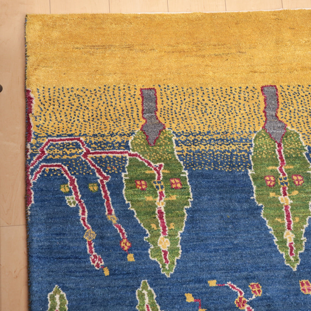 【セミオーダー受付中】  サイズ変更OK　カラー変更OK イラン　シラーズ産　ギャッベ 　（hl-12414）