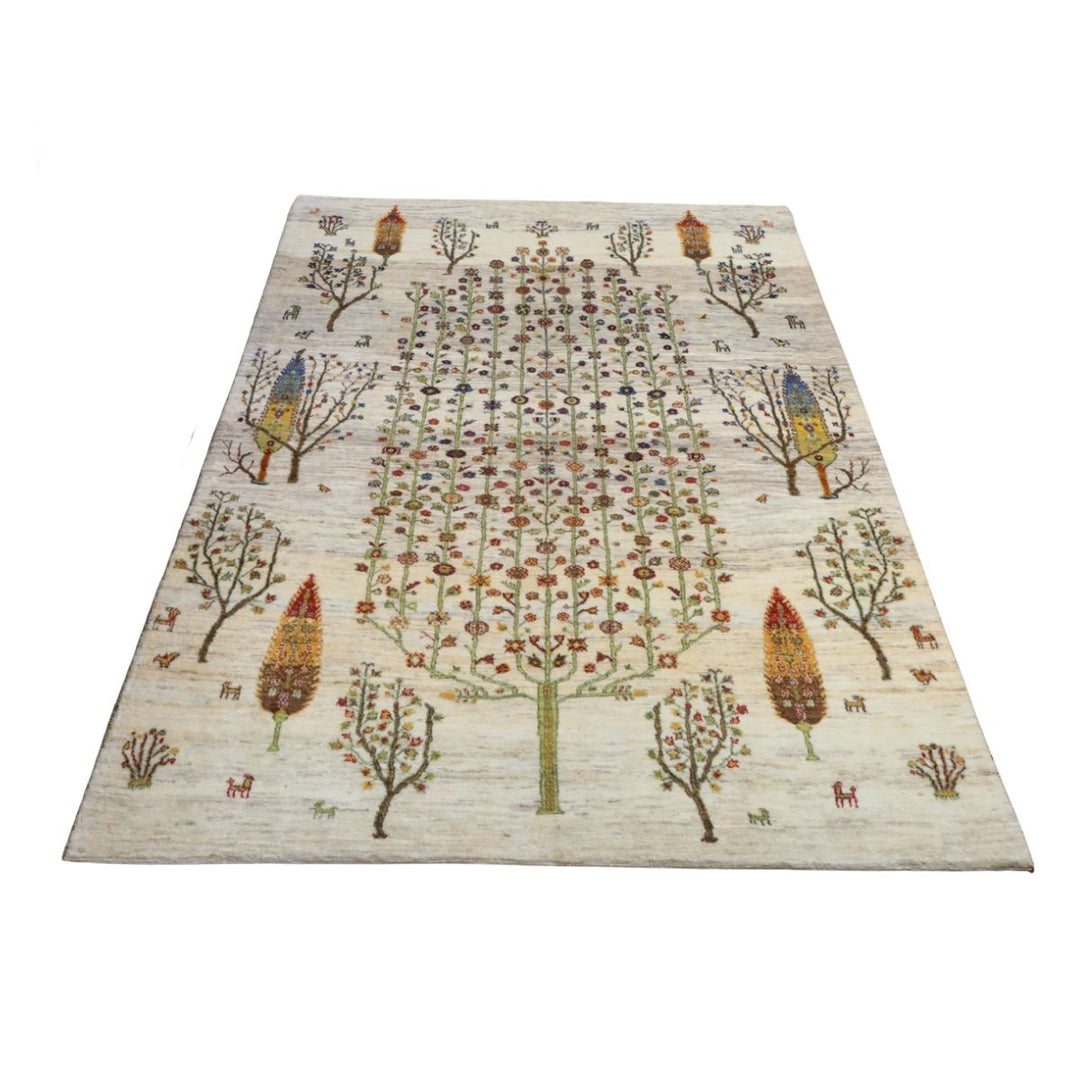 【セミオーダー受付中】  サイズ変更OK　カラー変更OK イラン　シラーズ産　ギャッベ 　（hl-12426）