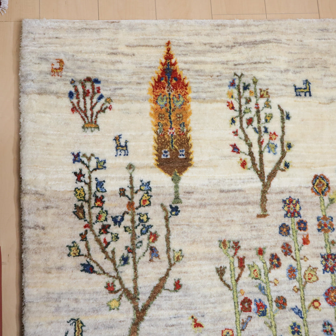 【セミオーダー受付中】  サイズ変更OK　カラー変更OK イラン　シラーズ産　ギャッベ 　（hl-12426）