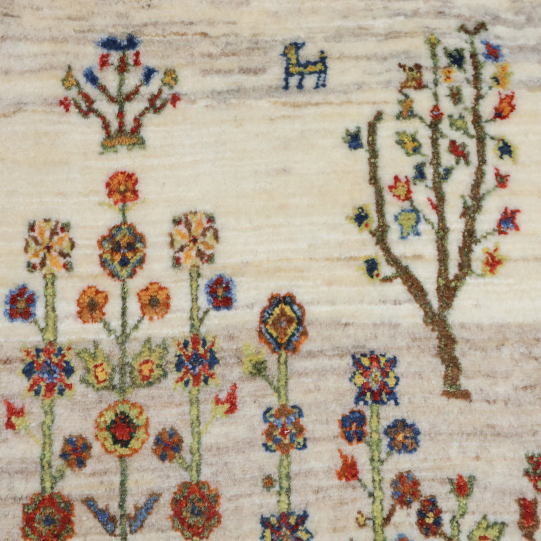 【セミオーダー受付中】  サイズ変更OK　カラー変更OK イラン　シラーズ産　ギャッベ 　（hl-12426）