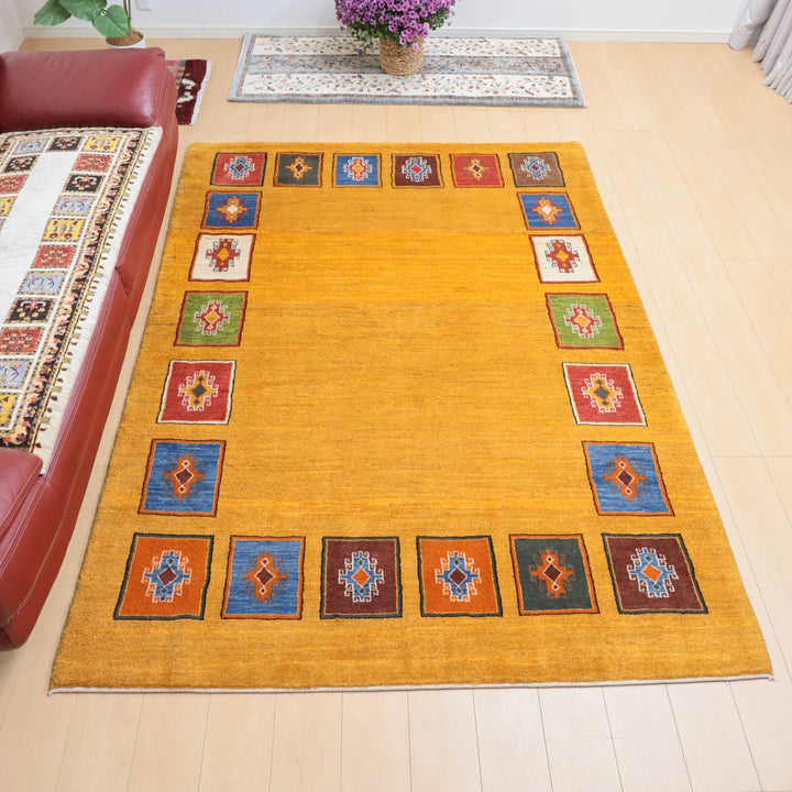 【オーダーメイド受付中】イラン　シラーズ産　ギャッベ 　（hl-12438）