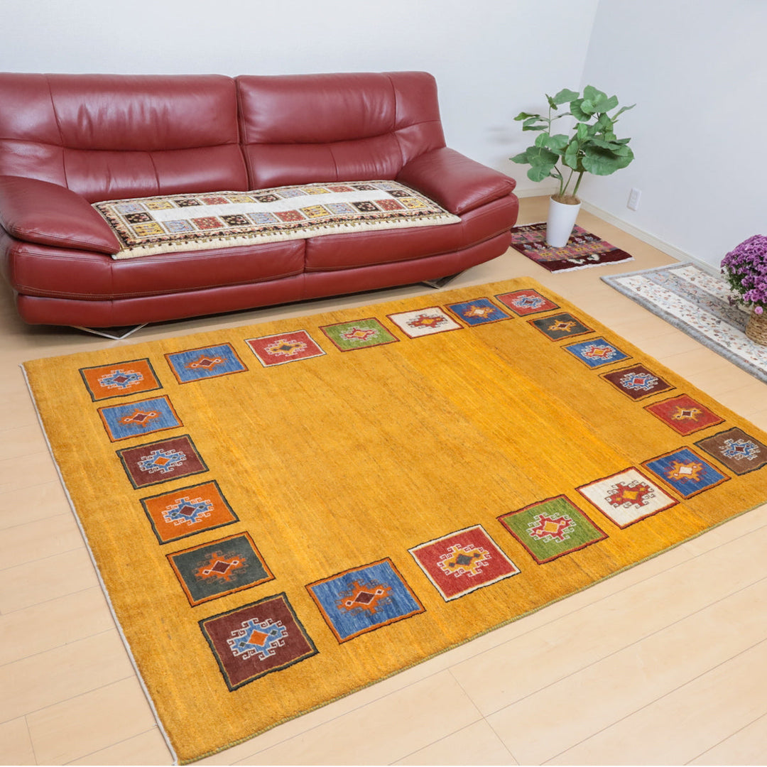 【オーダーメイド受付中】イラン　シラーズ産　ギャッベ 　（hl-12438）