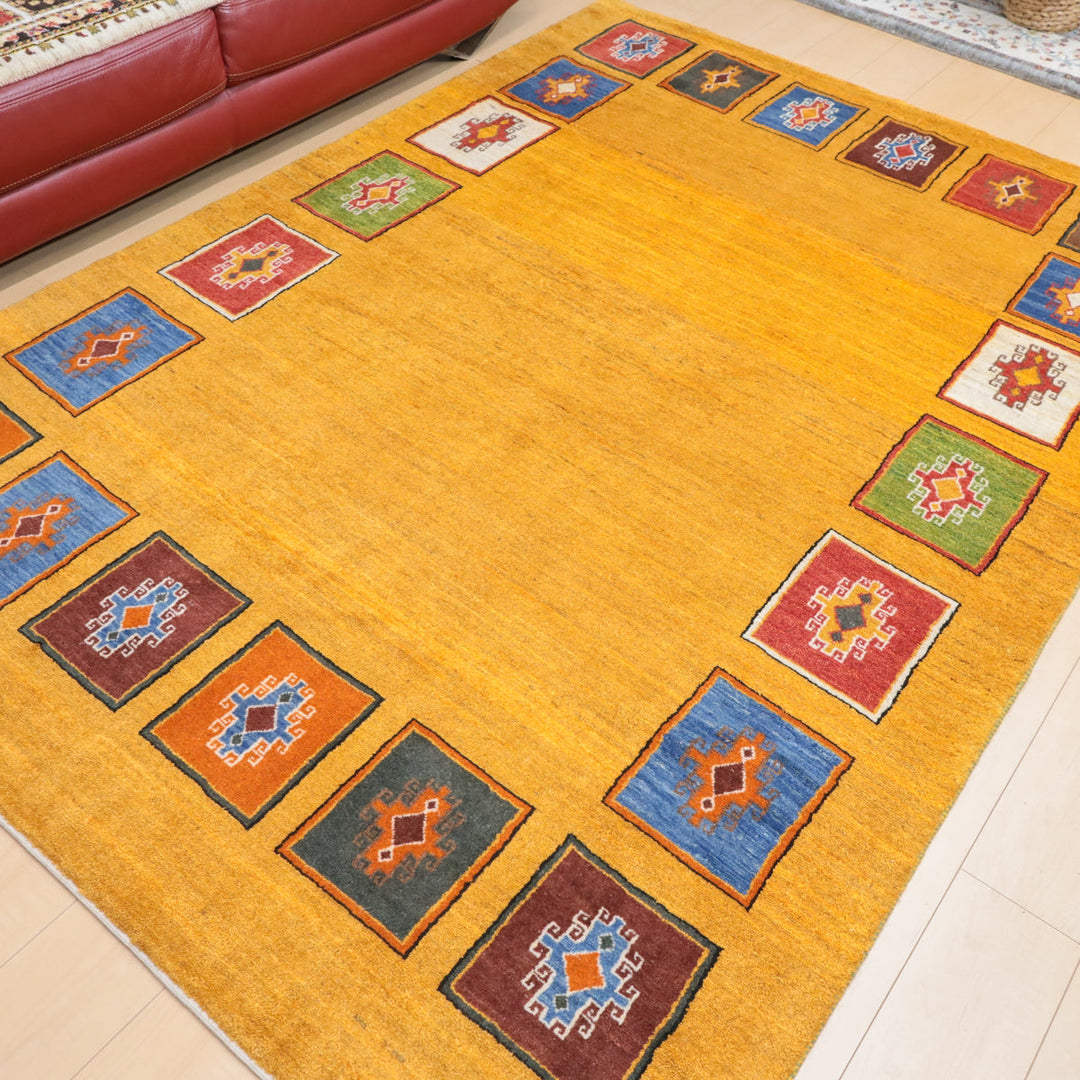 【オーダーメイド受付中】イラン　シラーズ産　ギャッベ 　（hl-12438）