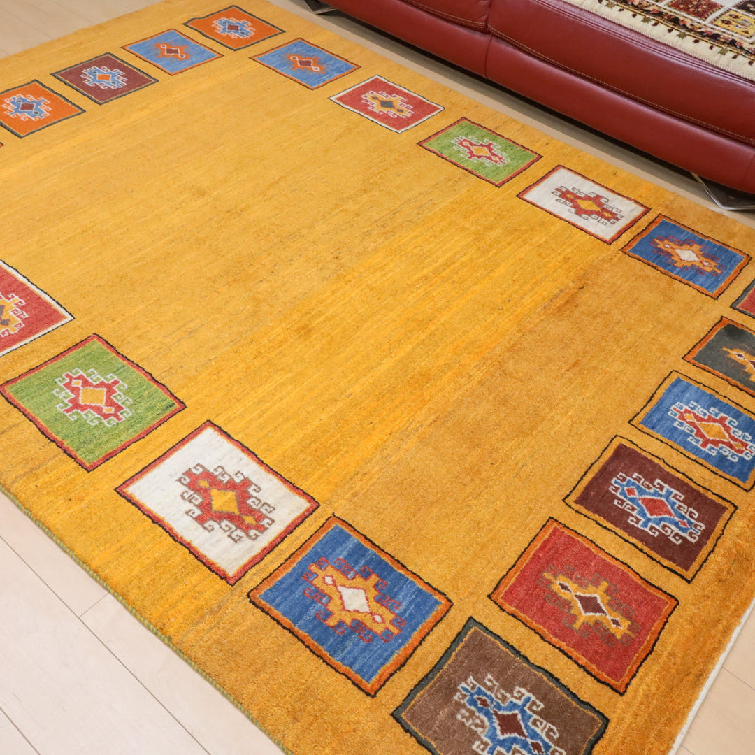 【オーダーメイド受付中】イラン　シラーズ産　ギャッベ 　（hl-12438）