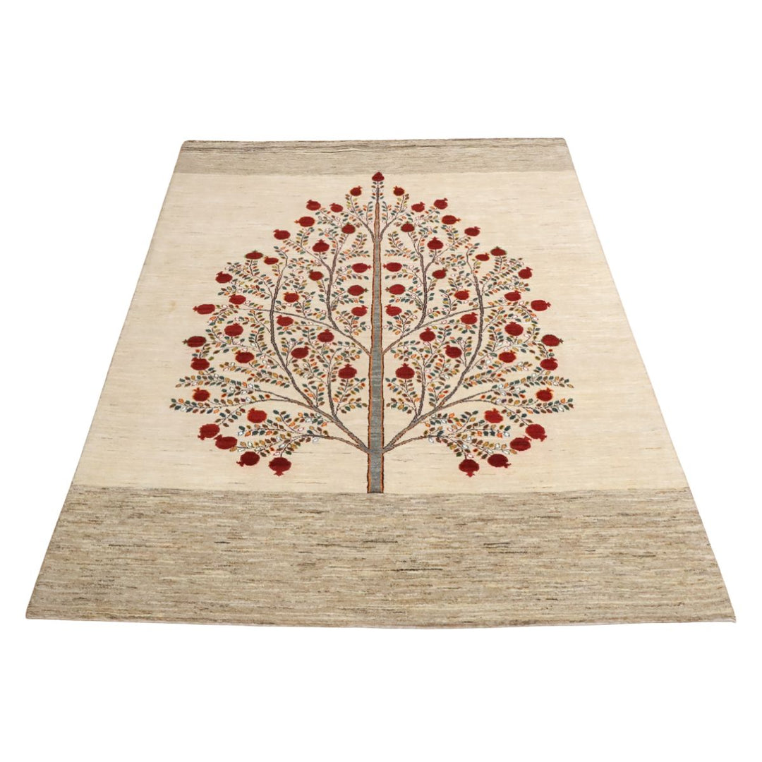 【セミオーダー受付中】  サイズ変更OK　カラー変更OK イラン　シラーズ産　ギャッベ 　（hl-12452）