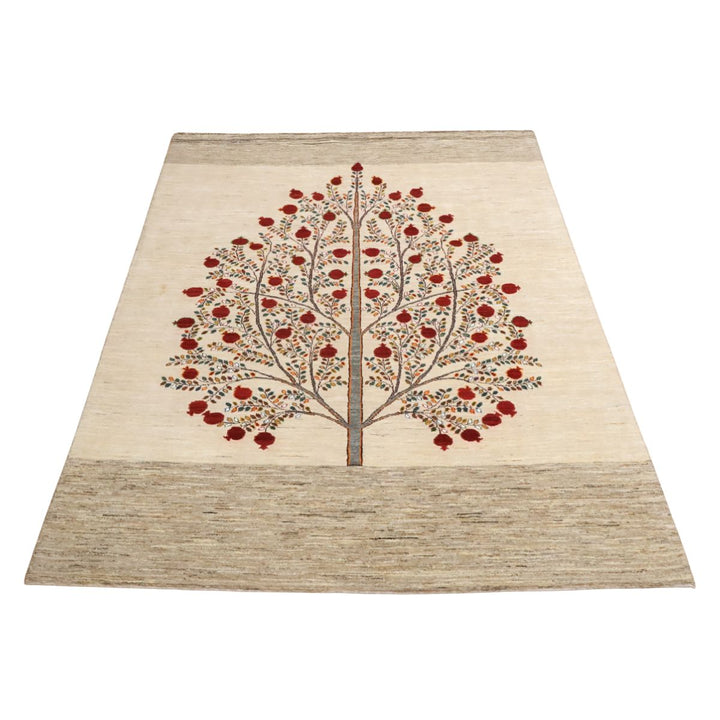 【セミオーダー受付中】  サイズ変更OK　カラー変更OK イラン　シラーズ産　ギャッベ 　（hl-12452）