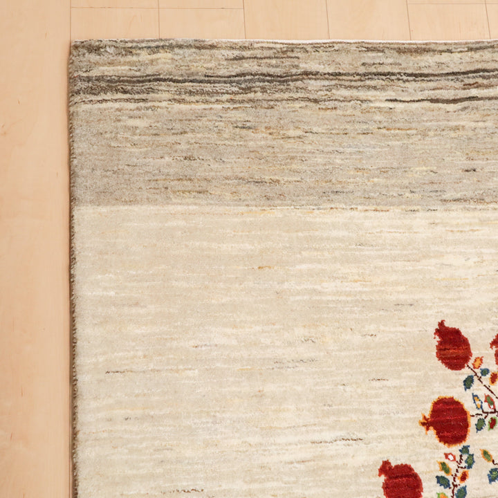 【セミオーダー受付中】  サイズ変更OK　カラー変更OK イラン　シラーズ産　ギャッベ 　（hl-12452）