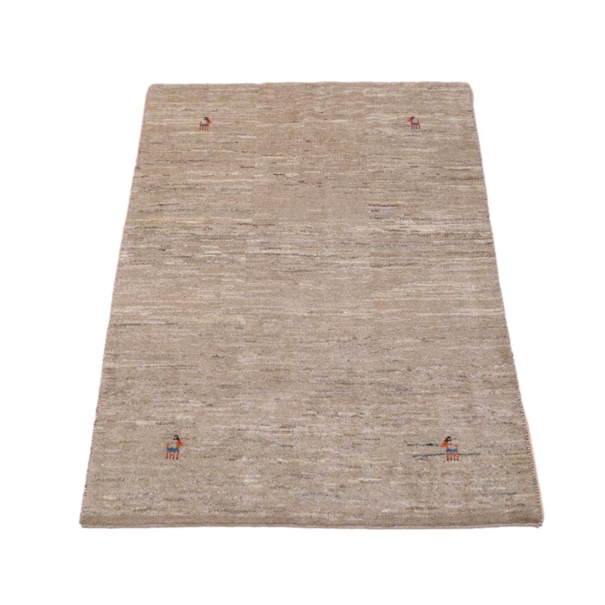 ペルー　カシュガイ族　草木染め　手織りウールギャッベ ギャッベ絨毯 草木染め カシュガイ族 86 x 60