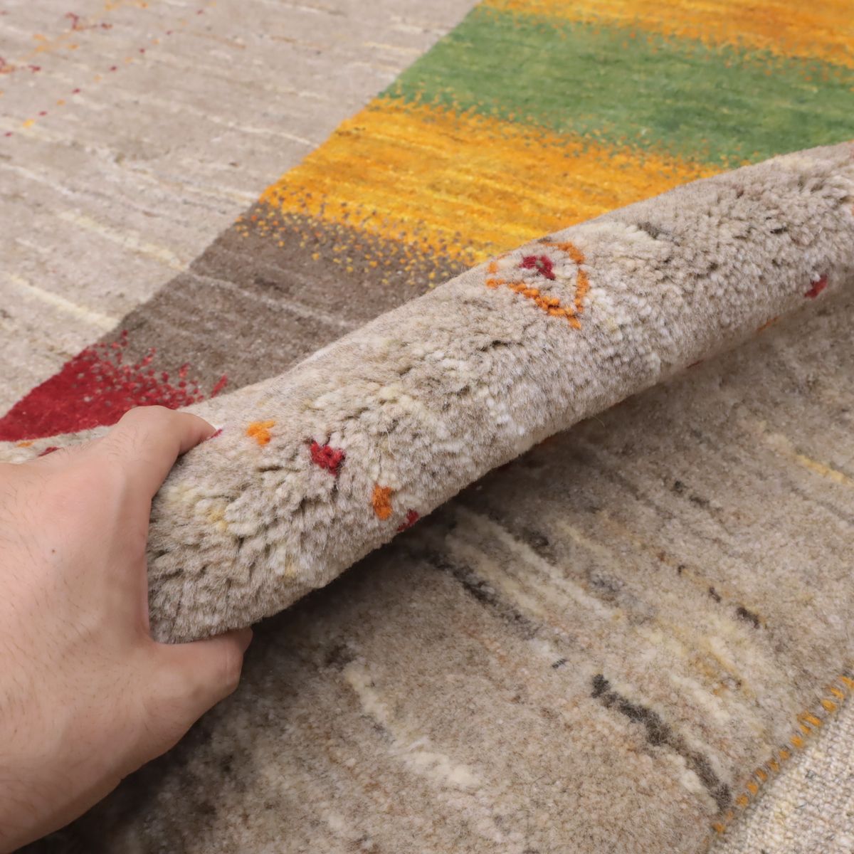 ギャッベ (カシュクリ) 253×174cm（HL-12942） – ギャッベ＆ペルシャ