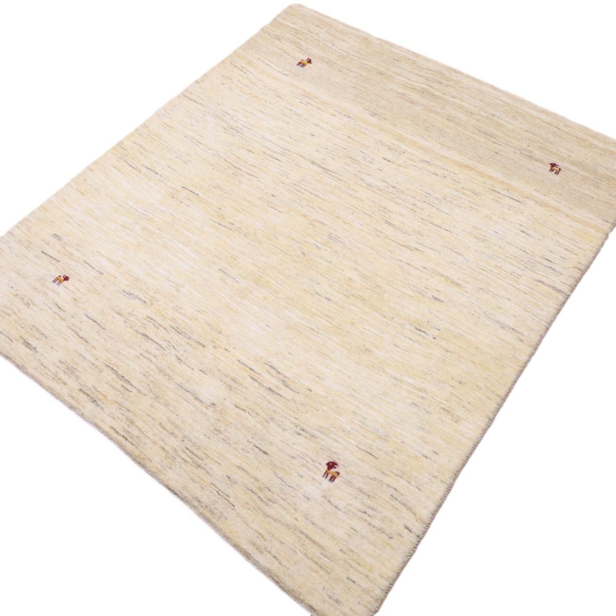 【クリーニング済み】ヴィンテージ◆ナチュラルカシュガイギャッベ ギャッベ (カシュクリ) 203×171cm(HL-12944) – ギャッベ