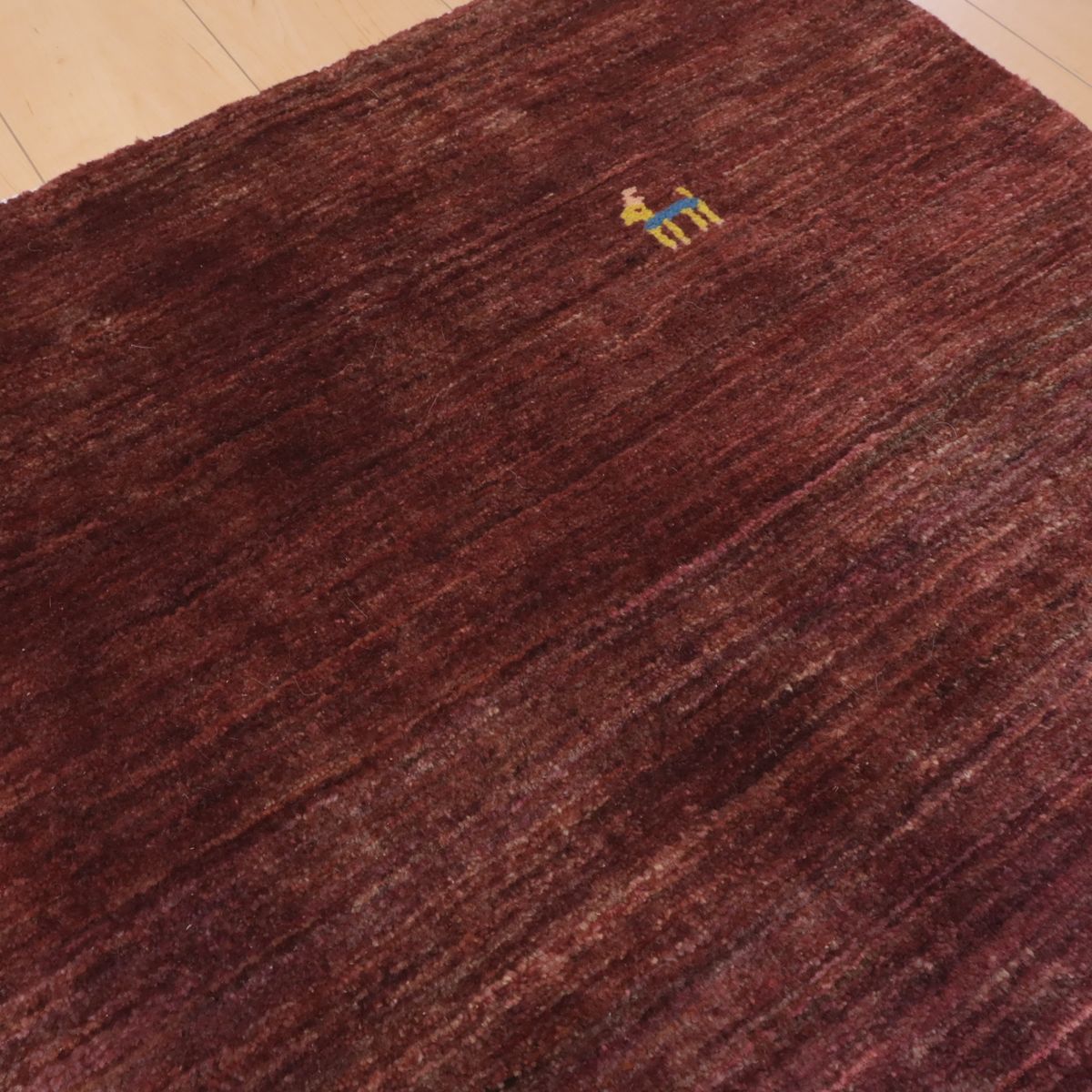 90×60cm 手織り ペルシャ 絨毯 ギャッベ カシュクリ ギャベ 草木染め手織りギャッベ 本場イラン仕入れのダイレクト通販