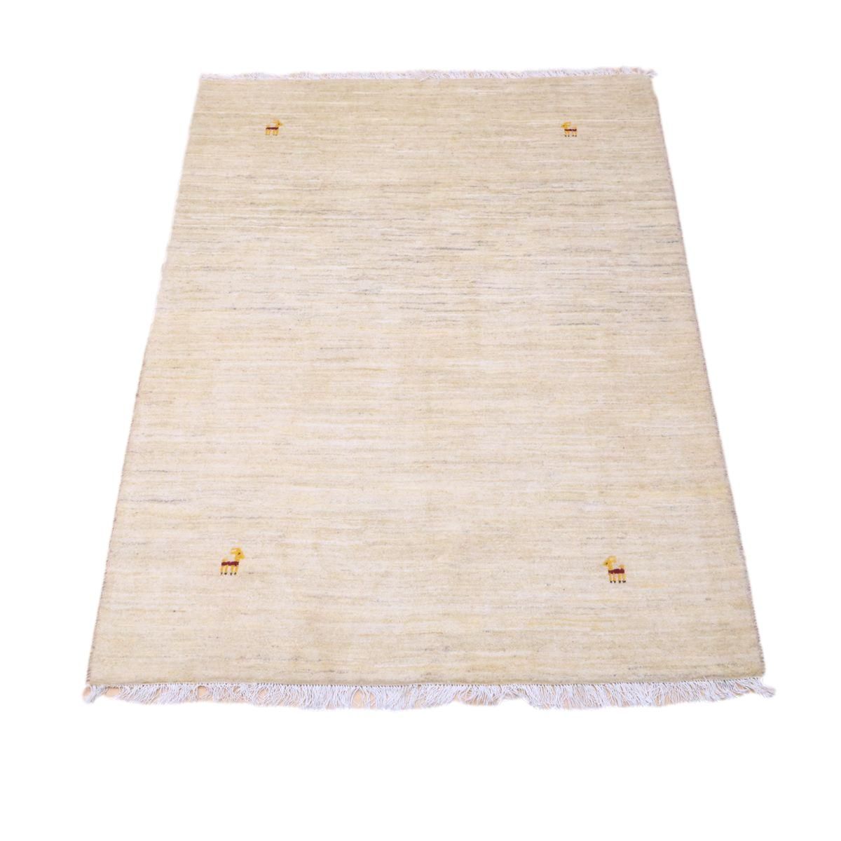 シロ 150×100cm ペルシャ絨毯 手織りギャッベ アマレ族 ギャベ 150×100cm【手織り ペルシャ絨毯ギャッベ】ギャベ 手織り絨毯