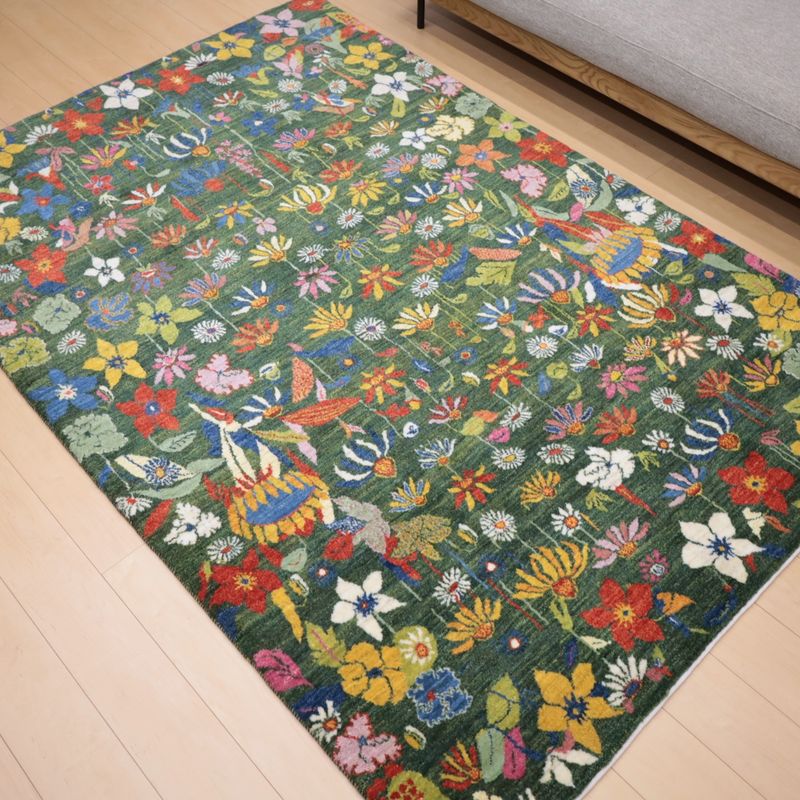 ギャッベ (ルリバフ) 245×166cm（HL-13032） – ギャッベ＆ペルシャ絨毯