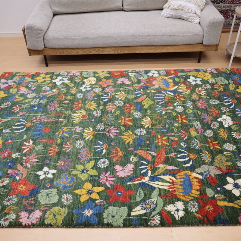 ギャッベ (ルリバフ) 245×166cm（HL-13032） – ギャッベ＆ペルシャ絨毯
