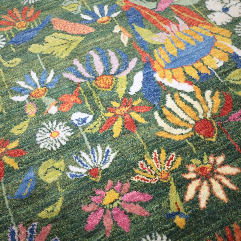 ギャッベ（ギャベ）ルリバフ　245×166cm（HL-13032）