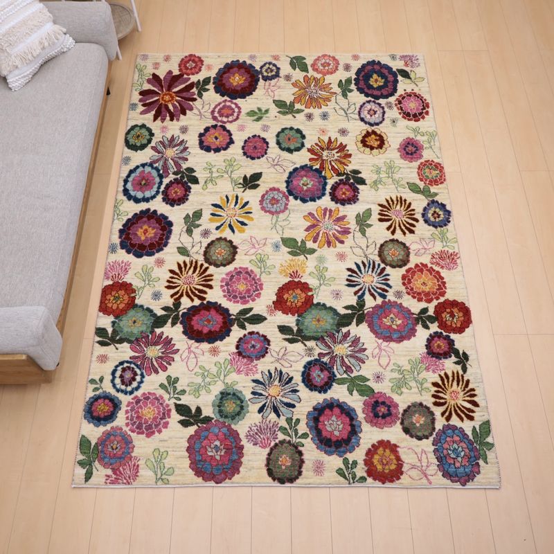 ゾランヴァリ,ギャッベ,ラグ,255×177cm｜上質ウールの手織りペルシャ